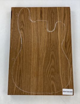 Body Swamp Ash, Choco, 2-pcs., edge-glued, Unique Piece #081